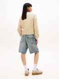 Beige Logo Collar Water Repellent Jacket  Women