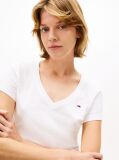 Beige V-Neck T-Shirt  Women