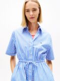 Multi Stripe Relaxed Mini Shirt Dress  Women