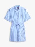 Multi Stripe Relaxed Mini Shirt Dress  Women