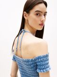 Denim Chambray Εβαζέ Μίνι Φόρεμα  Γυναίκες