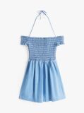 Denim Chambray Εβαζέ Μίνι Φόρεμα  Γυναίκες
