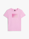 Pink Gradient Logo Crew Neck T-Shirt  Women