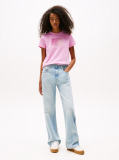 Pink Gradient Logo Crew Neck T-Shirt  Women