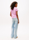 Pink Gradient Logo Crew Neck T-Shirt  Women
