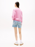 Pink Regular Essential Logo Crew Sweatshirt  Women