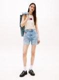 Beige Ribbed Slim Racerback Tank Top  Women