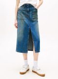 Denim Claire Utility Denim Midi Skirt  Women