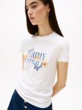 Beige Slim Fit Butterfly T-Shirt  Women