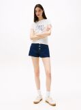 Beige Slim Fit Butterfly T-Shirt  Women