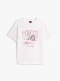 Beige Tropical Graphic Relaxed Fit T-Shirt  Women