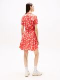 Multi Floral Print Slim Mini Dress  Women