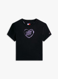 Black Graphic Slim T-Shirt  Women