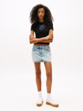 Black Graphic Slim T-Shirt  Women