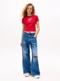 Red Graphic Slim T-Shirt  Women
