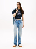 Blue Regular Essential Logo Tee  Women