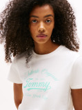 White Regular Essential Logo Tee  Women