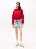 Κόκκινο Άνετο Cropped Hoody  Γυναίκες