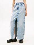Denim Claire Straight Denim Maxi Skirt  Women