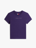 Purple Slim Bling Linear Tee  Women
