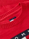 Κόκκινο Πουλόβερ Σε Slim Γραμμή Με Σημαία Tommy  Γυναίκες