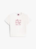 Beige Regular Short Sleeve Star Logo T-Shirt  Women