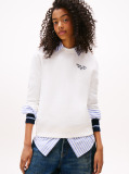 Beige Essential Regular Logo Sweatshirt  Women