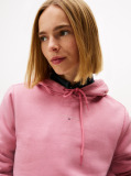 Ροζ Fleece Hoody Με Λογότυπο  Γυναίκες