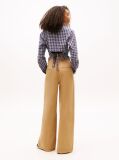 Multi Regular Fit Tie Back Check Seersucker Shirt  Women