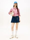 Multi Relaxed Fit Cropped Poplin Shirt  Women