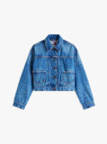 Denim Πλισέ Denim Trucker Τζάκετ  Γυναίκες