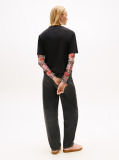 Black Boxy Badge Tee  Women