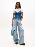 Denim Slim Τοπ Με Λαιμόκοψη V Και Λεπτές Τιράντες  Γυναίκες
