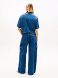 Denim Άνετο Cropped Πουκάμισο  Γυναίκες