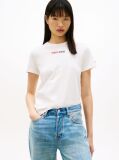 White Logo Crew Neck T-Shirt  Women