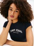 Blue Logo Slim Crew Neck T-Shirt  Women