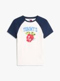 Beige Graphic Slim Raglan T-Shirt  Women