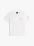 White Bubble Logo Crew Neck T-Shirt  Women