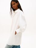 Μπεζ Oversized Λινό Φόρεμα Πουκαμίσα  Γυναίκες