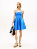 Blue Spaghetti Strap Extra Slim Mini Dress  Women