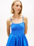 Blue Spaghetti Strap Extra Slim Mini Dress  Women