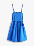 Blue Spaghetti Strap Extra Slim Mini Dress  Women