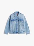 Denim Oversized Denim Τζάκετ Με Σκισίματα  Γυναίκες