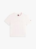 White Regular Tonal Logo Crew Neck T-Shirt  Women