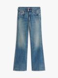 Denim Whiskered Low Rise Bootcut Jeans  Women