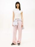 White Tonal Tommy Flag T-Shirt  Women