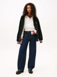 Denim Mid Rise Twisted Tapered Barrel Leg Jeans  Women
