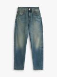 Denim Extra Ψηλόμεσο Mom Τζιν Με Tapered Γραμμή  Γυναίκες
