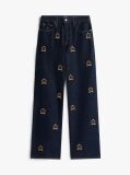 Denim Mia Τζιν Σε Άνετη Ίσια Γραμμή Με Κεντητό Οικόσημο  Γυναίκες