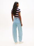 Denim Faded Balloon Tapered Leg Jeans  Women